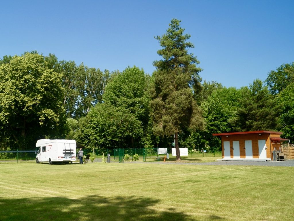 Parkeerplaats voor camper