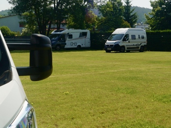 ahrzege op de camperplaats