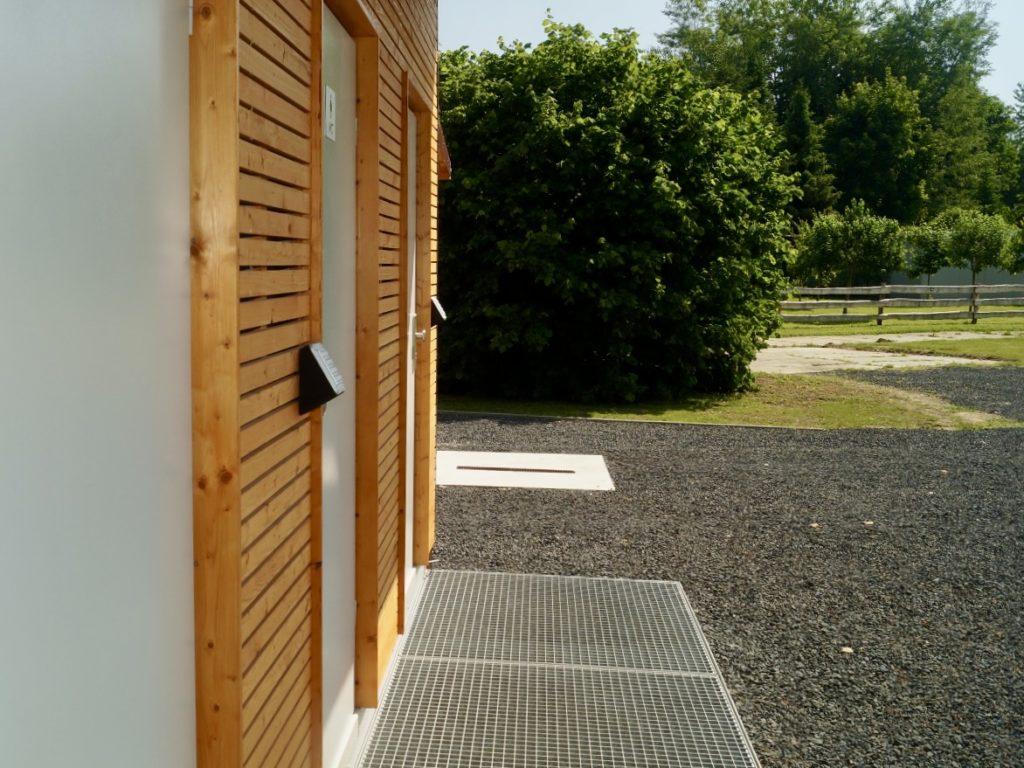 Toilettoegang op de camperplaats